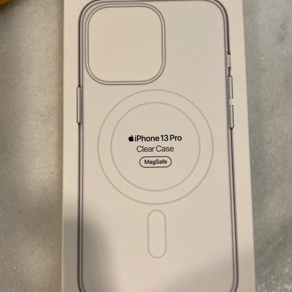 Iphone 13 pro clear case.  New in box.